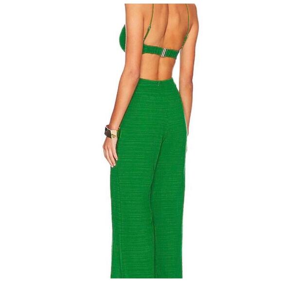 NWT Rumer Amoura Jumpsuit In Green Size Medium - Picture 2 of 10